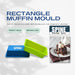Rectangle Muffin Cake Mould Silicone