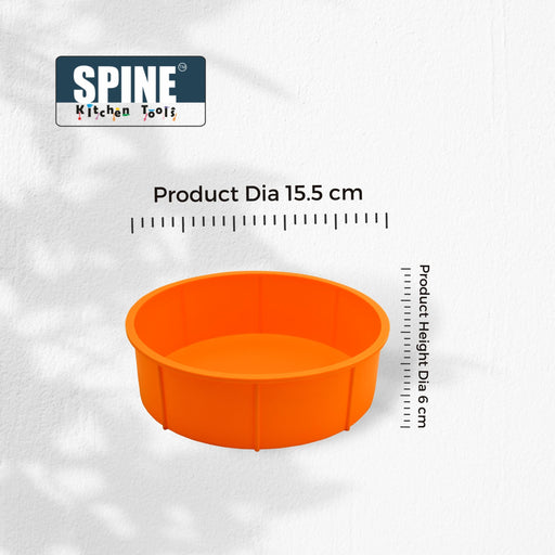 6 inches Spine Silicone Round Cake Mould