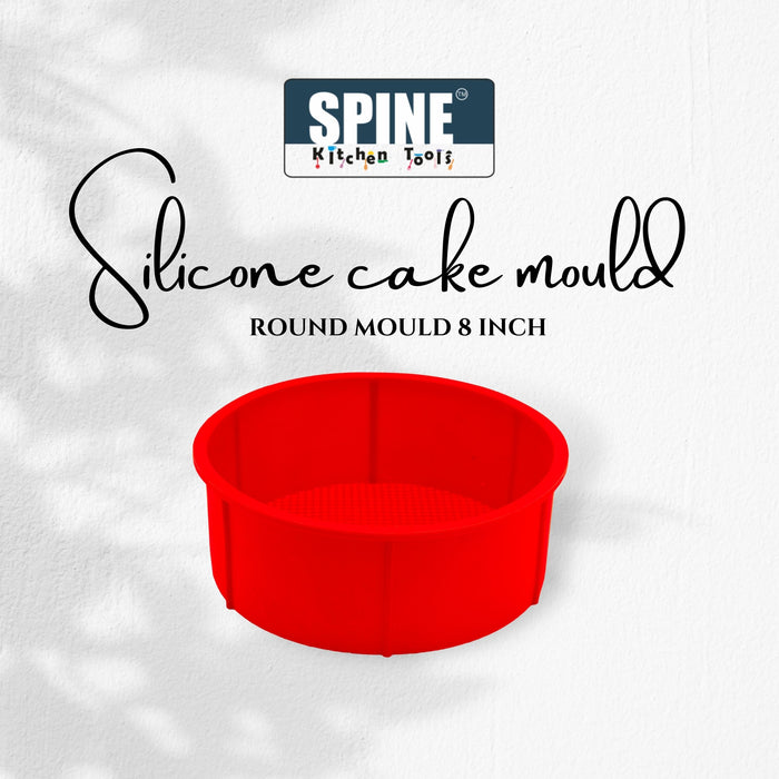 SPINE Silicone Round Cake Mould 8 inches