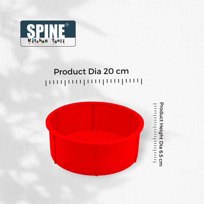 SPINE Silicone Round Cake Mould 8 inches