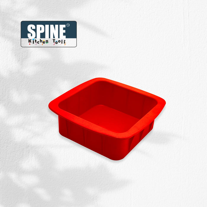 SPINE Silicone Square Cake Mould 8 inches